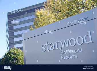A logo sign outside of the headquarters of Starwood Hotels and Resorts  Worldwide, Inc. in Stamford, Connecticut on November 20 Stock Photo - Alamy